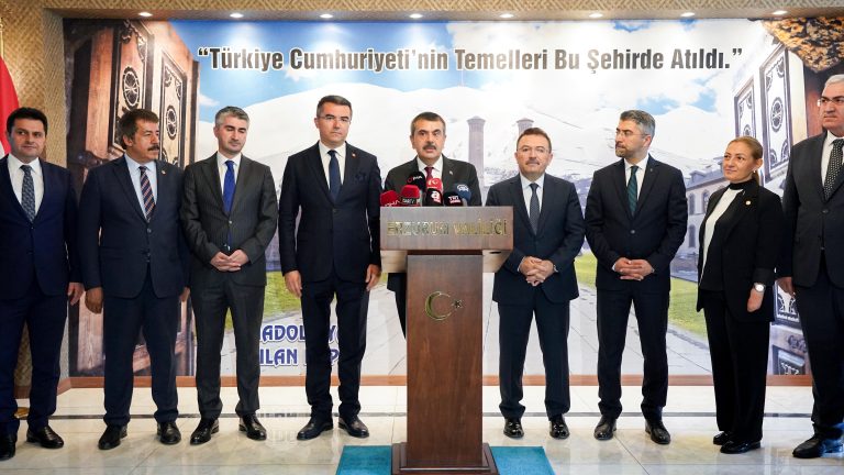 Millî Eğitim Bakanı Yusuf Tekin, Erzurum’a Ziyarette Bulundu