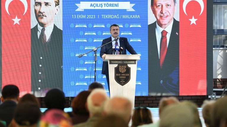 Bakan Tekin, Tekirdağ’da Hayırseverler Tarafından Yaptırılan Okulların Açılışına Katıldı