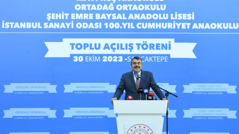 Bakan Tekin, İstanbul Sancaktepe’de Yapımı Tamamlanan Okulların Toplu Açılışını Gerçekleştirdi