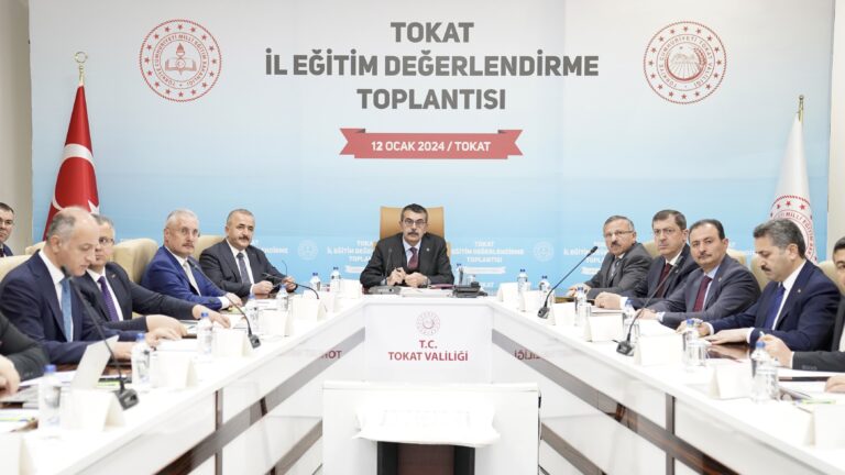 Bakan Yusuf Tekin, Tokat İl Eğitim Değerlendirme Toplantısı’na Katıldı