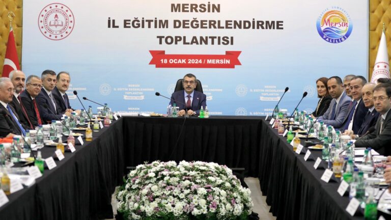 Bakan Yusuf Tekin, Mersin İl Eğitim Değerlendirme Toplantısına Katıldı