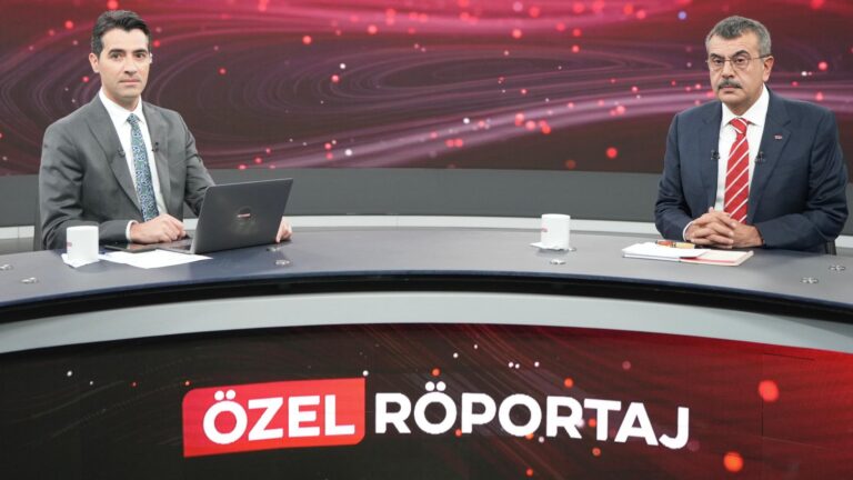 Bakan Yusuf Tekin, TRT Haber’de Eğitim Gündemini Değerlendirdi