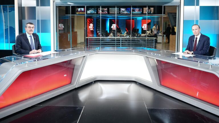 Bakan Tekin, A Haber Canlı Yayınında Eğitim Gündemini Değerlendirdi