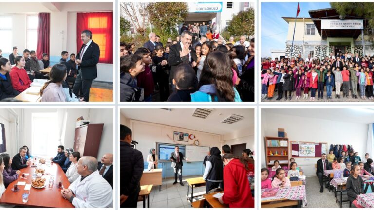 Bakan Tekin’den Köy Okullarına Sürpriz Ziyaret