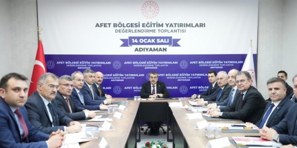 Bakan Tekin, Afet Bölgesi Eğitim Yatırımları Değerlendirme Toplantısına Katıldı