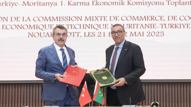 Bakan Tekin, “Türkiye-Moritanya 1. Karma Ekonomik Komisyonu Toplantısı”na Katıldı