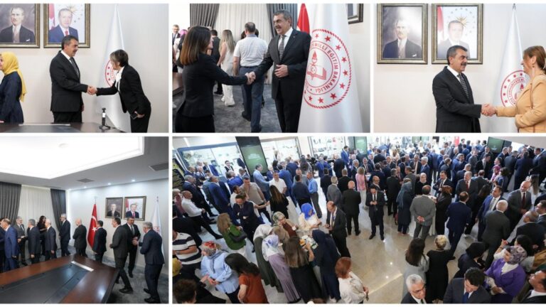 Bakan Yusuf Tekin, Bakanlık Personeliyle Bayramlaştı