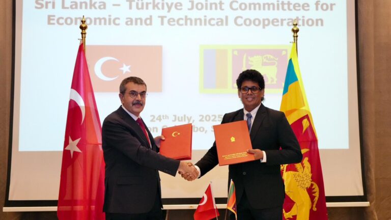 Bakan Tekin, “Türkiye Sri Lanka Ortak Ekonomik ve Teknik İş Birliği Komisyonu 3. Toplantısı”na Katıldı