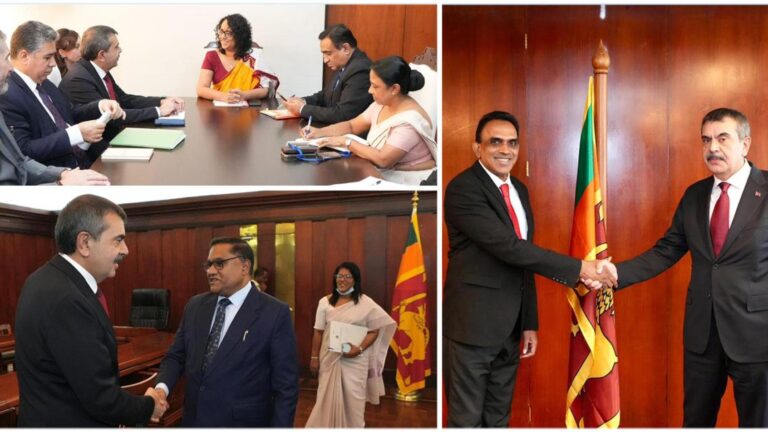 Bakan Tekin, Sri Lanka’da Diplomatik Temaslarda Bulundu