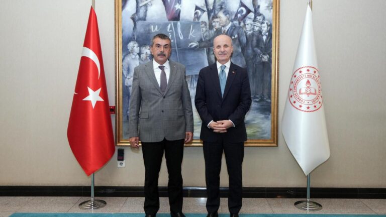 Bakan Tekin, YÖK Başkanı Özvar’ı Kabul Etti