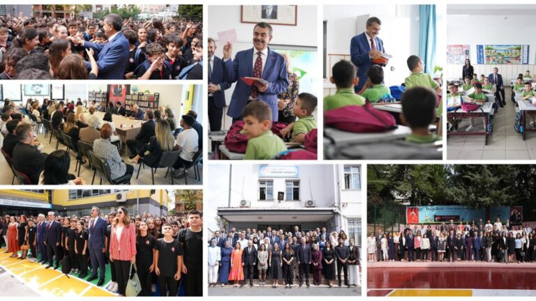 Bakan Tekin’den Atatürk İlkokulu Öğrencilerine Unutulmayacak Hatıra