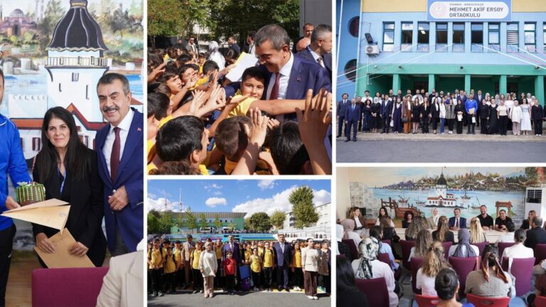 Bakan Tekin’den Bahçelievler Mehmet Akif Ersoy Ortaokuluna Ziyaret