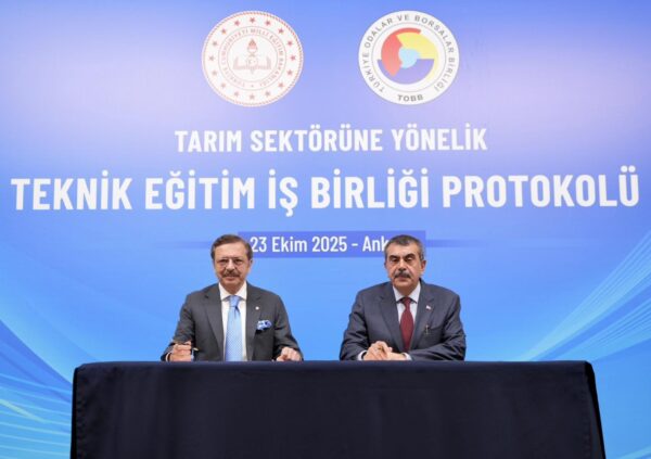 MEB ve TOBB Arasında “Tarım Sektörüne Yönelik Mesleki ve Teknik Eğitim İş Birliği Protokolü” İmzalandı
