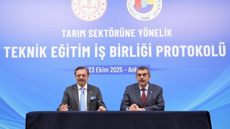 MEB ve TOBB Arasında “Tarım Sektörüne Yönelik Mesleki ve Teknik Eğitim İş Birliği Protokolü” İmzalandı