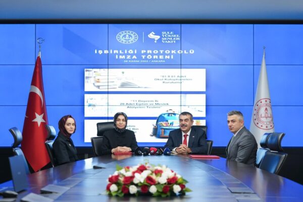 MEB ile Şule Yüksel Şenler Vakfı Arasında İş Birliği Protokolü