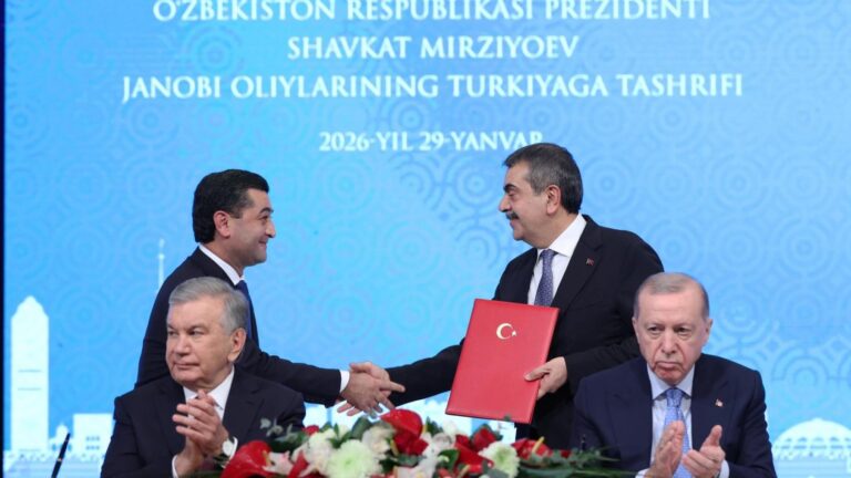 Türkiye ile Özbekistan Arasında Eğitim Alanında İş Birliği Anlaşması İmzalandı