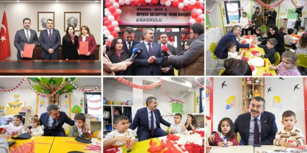 Bakan Tekin’den Sevgi Bahçesi ve Güneş Çiçekleri Anaokullarına Ziyaret