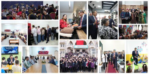 Bakan Tekin, Karaman’da Okulları Ziyaret Etti, Öğrenci ve Öğretmenlerle İftar Yaptı