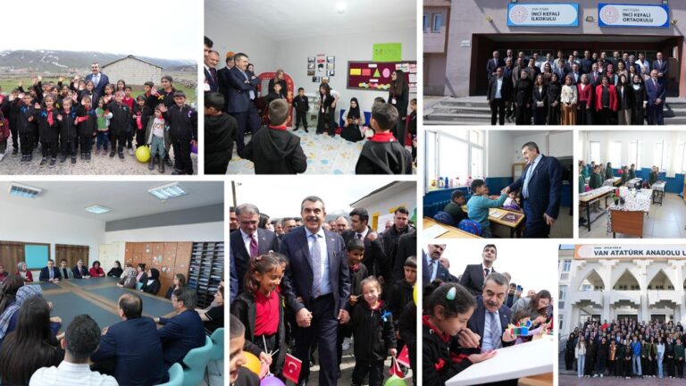 Bakan Tekin, Van’da İlkokul Öğrencileriyle Buluştu