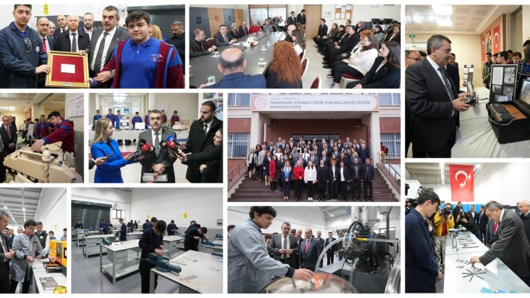 Bakan Tekin, İvedik OSB’deki Mesleki ve Teknik Anadolu Lisesini Ziyaret Etti