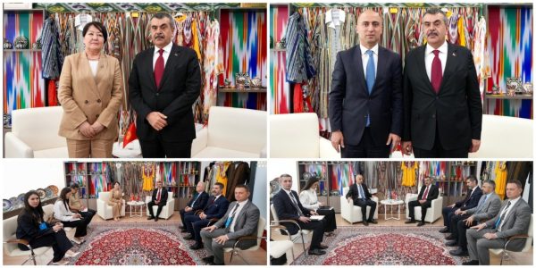 Bakan Tekin, Kırgızistan ve Azerbaycan Eğitim Bakanları ile Görüştü