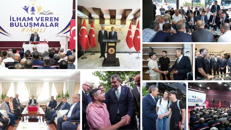 Bakan Tekin, Batman Programı Kapsamında Çeşitli Temaslarda Bulundu