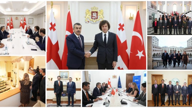 Bakan Tekin, Tiflis’te Gürcistan Başbakanı Kobakhidze ile Bir Araya Geldi